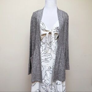 Muselooks Gray Cardigan NWT